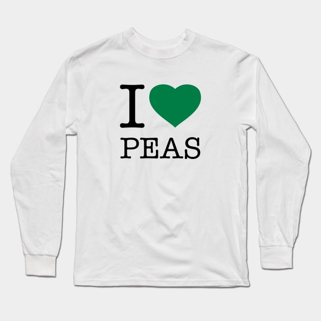 I LOVE PEAS Long Sleeve T-Shirt by eyesblau